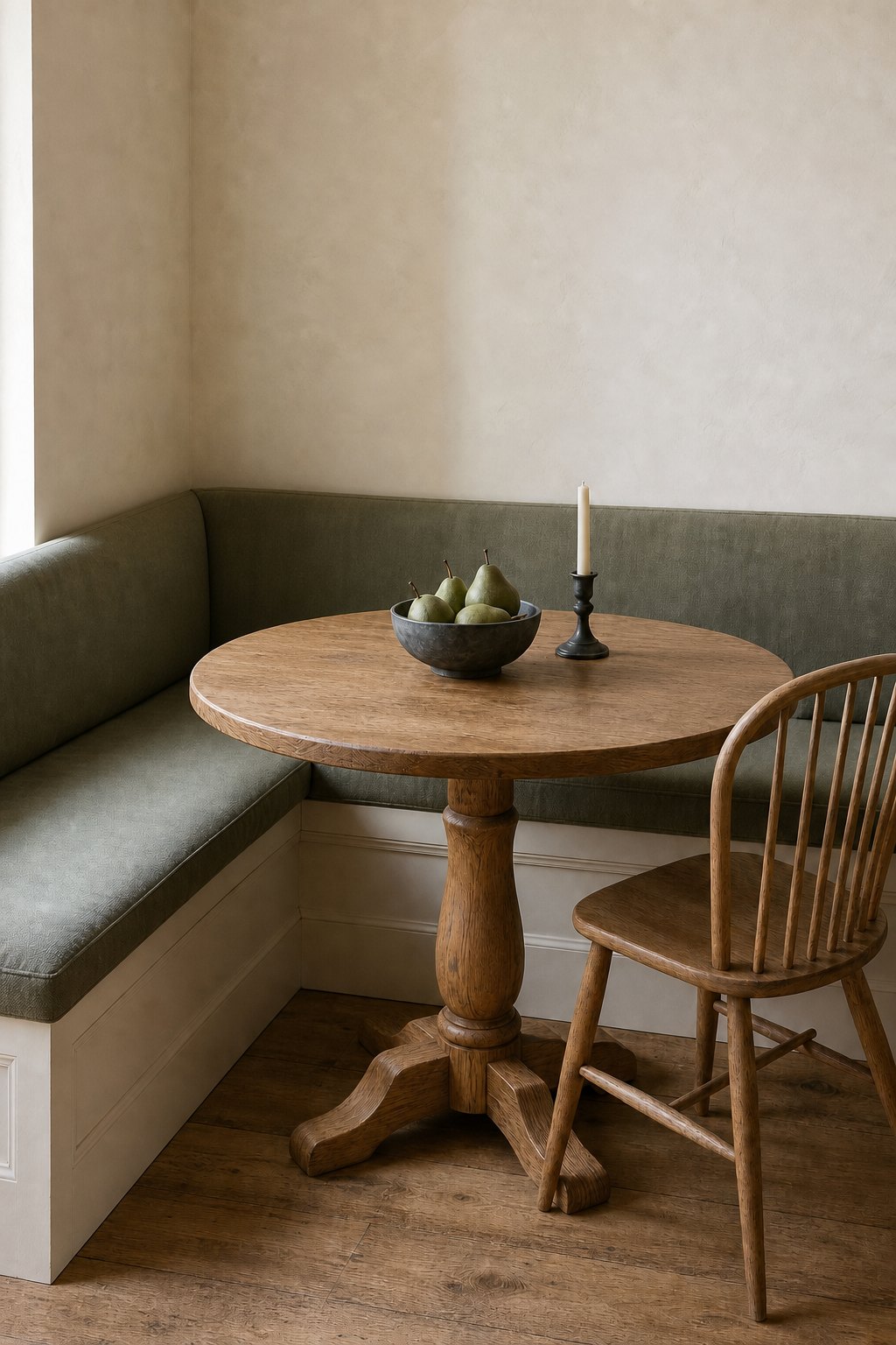 The banquette is the best small-kitchen decision you can make