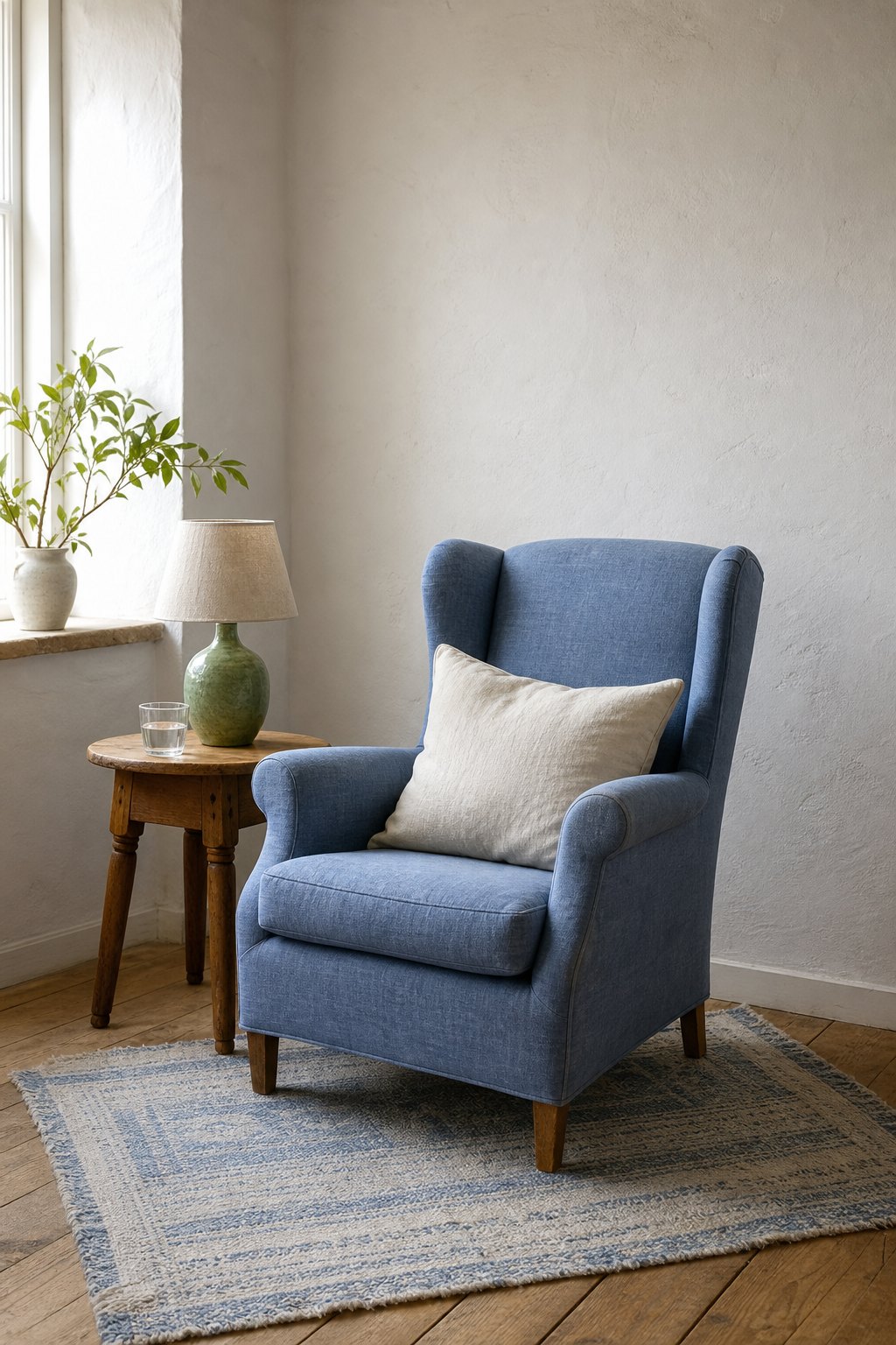 Take the wingback out of the library