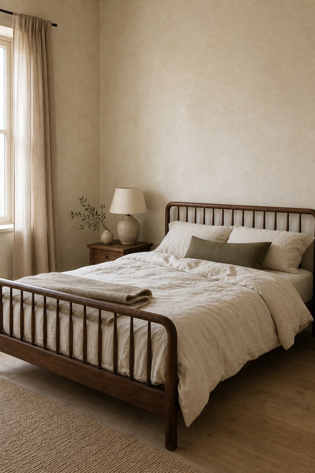 The spindle bed, and why it suits a small bedroom